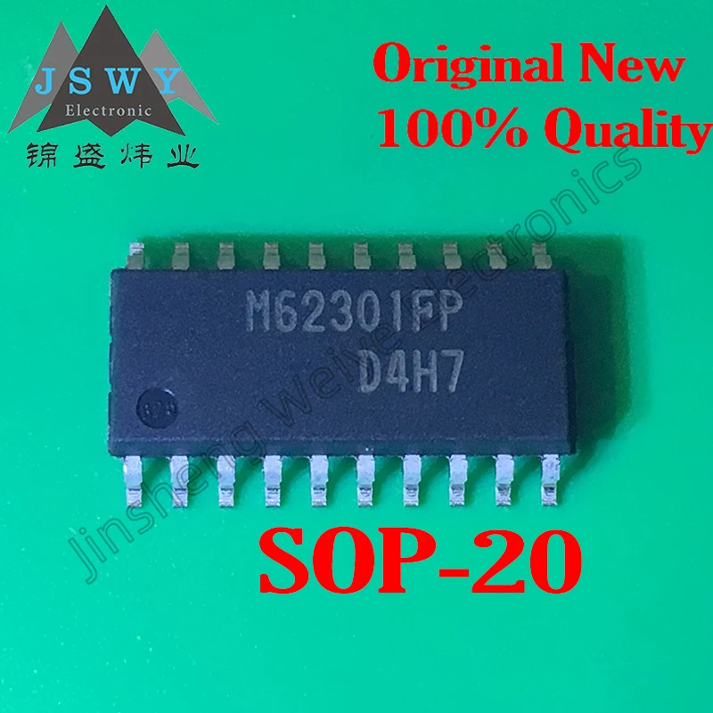 5 ~ 10PCS M62301FP M62301 SMD SOP20 analógico-para-digital conversor de chip Frete grátis em estoque original 100% novo