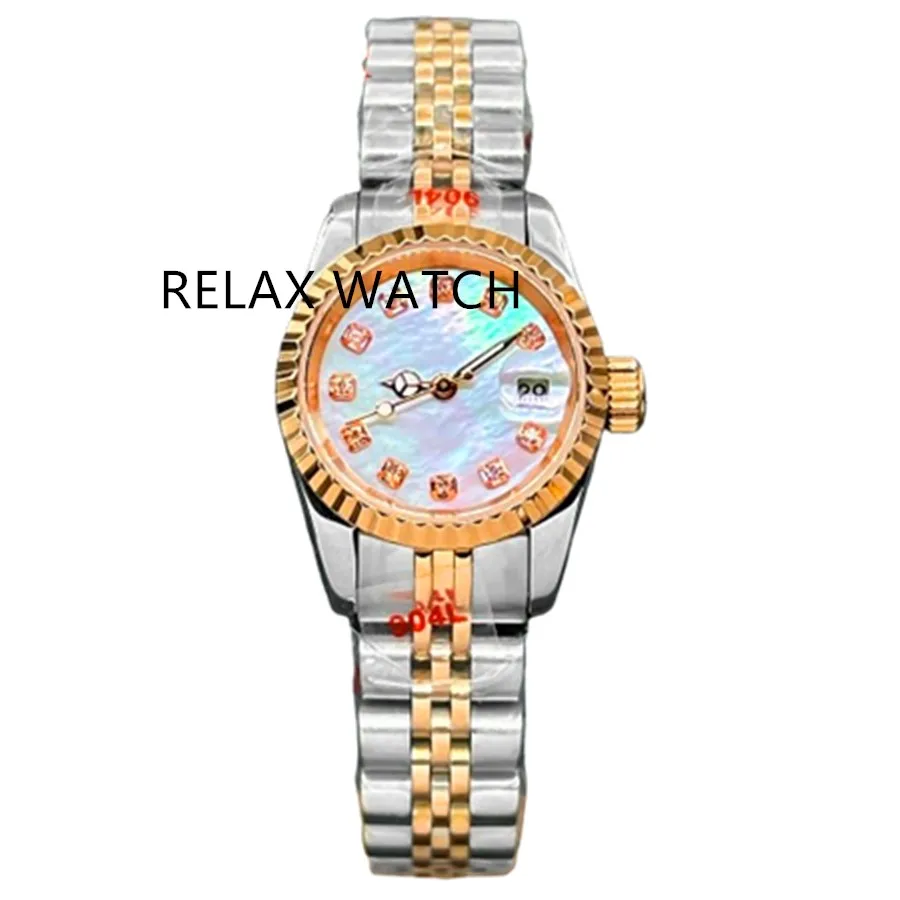 26mm Various Colors Style Women\'s Mechanical Watch Natural Shell Dial Japanese NH05 Movement