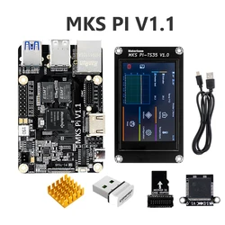 Makerbase MKS PI Board with Quad-core 64bits SOC onboard runs Klipper & KlipperScreen for Voron VS Raspberry Pi RasPi RPI