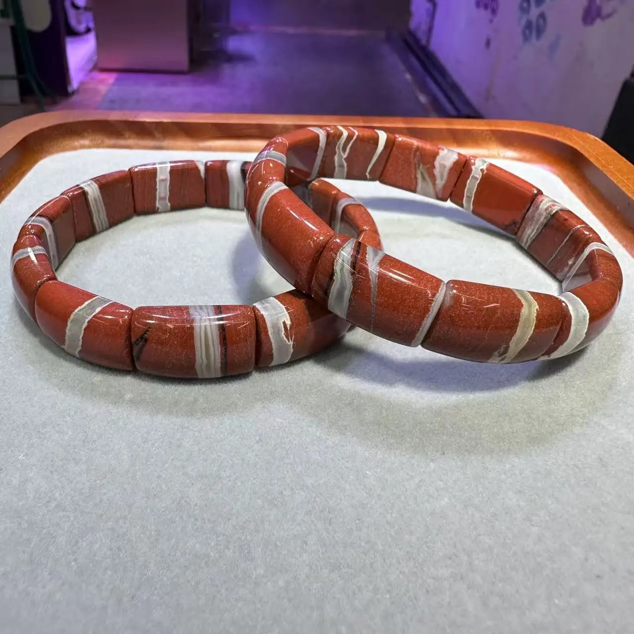 

2025 Новый натуральный красный яшма, обсидиан, тигровый глаз, цитрин, около 12*20 м, энергетический драгоценный камень, ювелирный браслет для женщин и мужчин, подарок, оптовая продажа