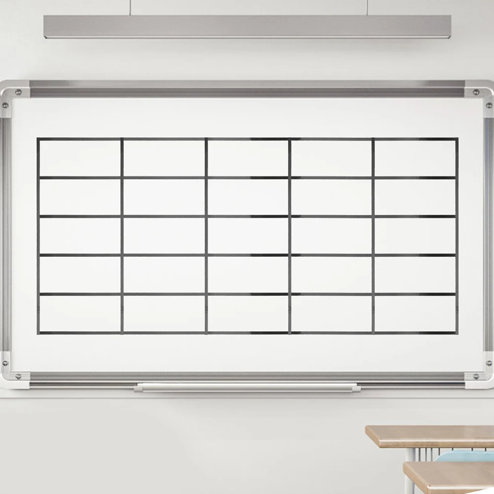 

10 Pcs Black Tape Chart Tapes Dry Erase Bulletin Board Washi for Whiteboard Border Glue