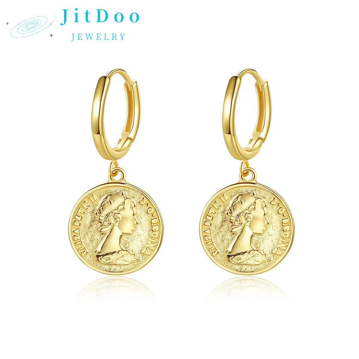 

JitDoo Beauty Accessory S925 Silver Ear Buckle Unique Drop Earring for Women Luxury Designer Party Jewelry Pendientes Mujer Gift