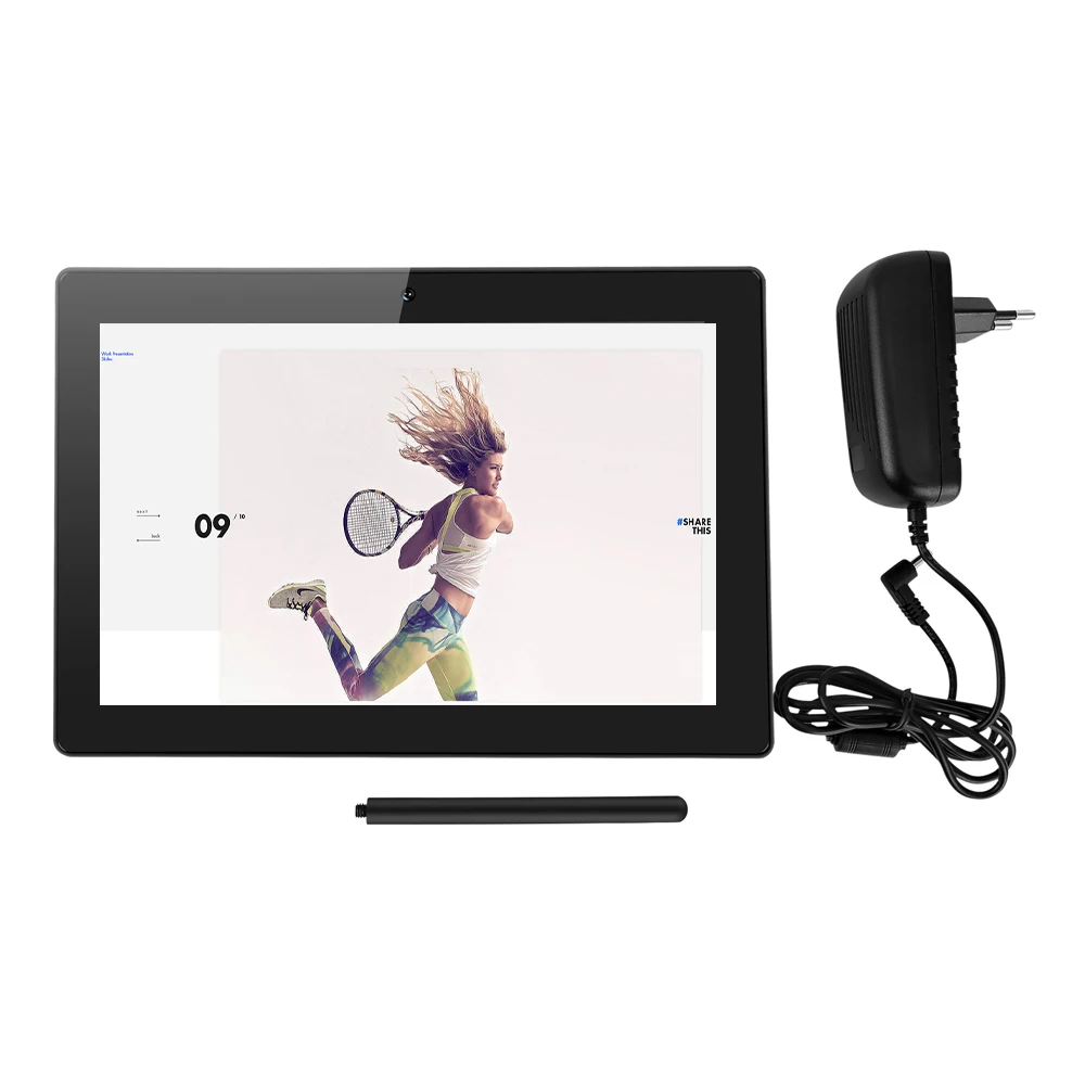 Sunworld YC-102P 10.1 Inch VESA Mount Lcd Touch Screen Display RK3588 4GB+ 64GB  Android12 for AI Food-ordering Robot