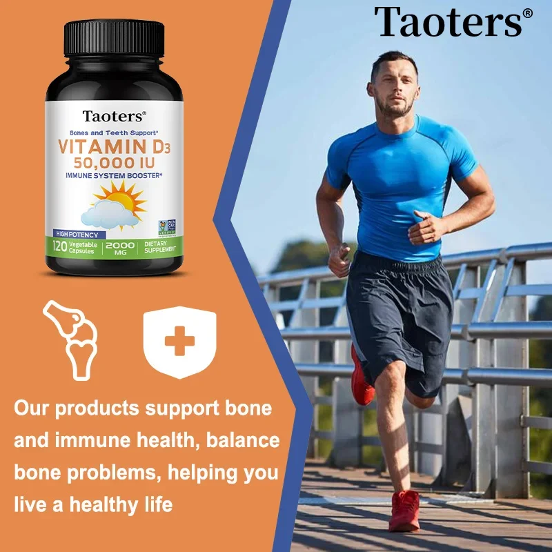 كبسولات هلامية فيتامين د3 5000IU لوظائف العضلات الصحية والمناعة، تدعم صحة العظام والأسنان، غير وراثيًا، خالية من الغلوتين