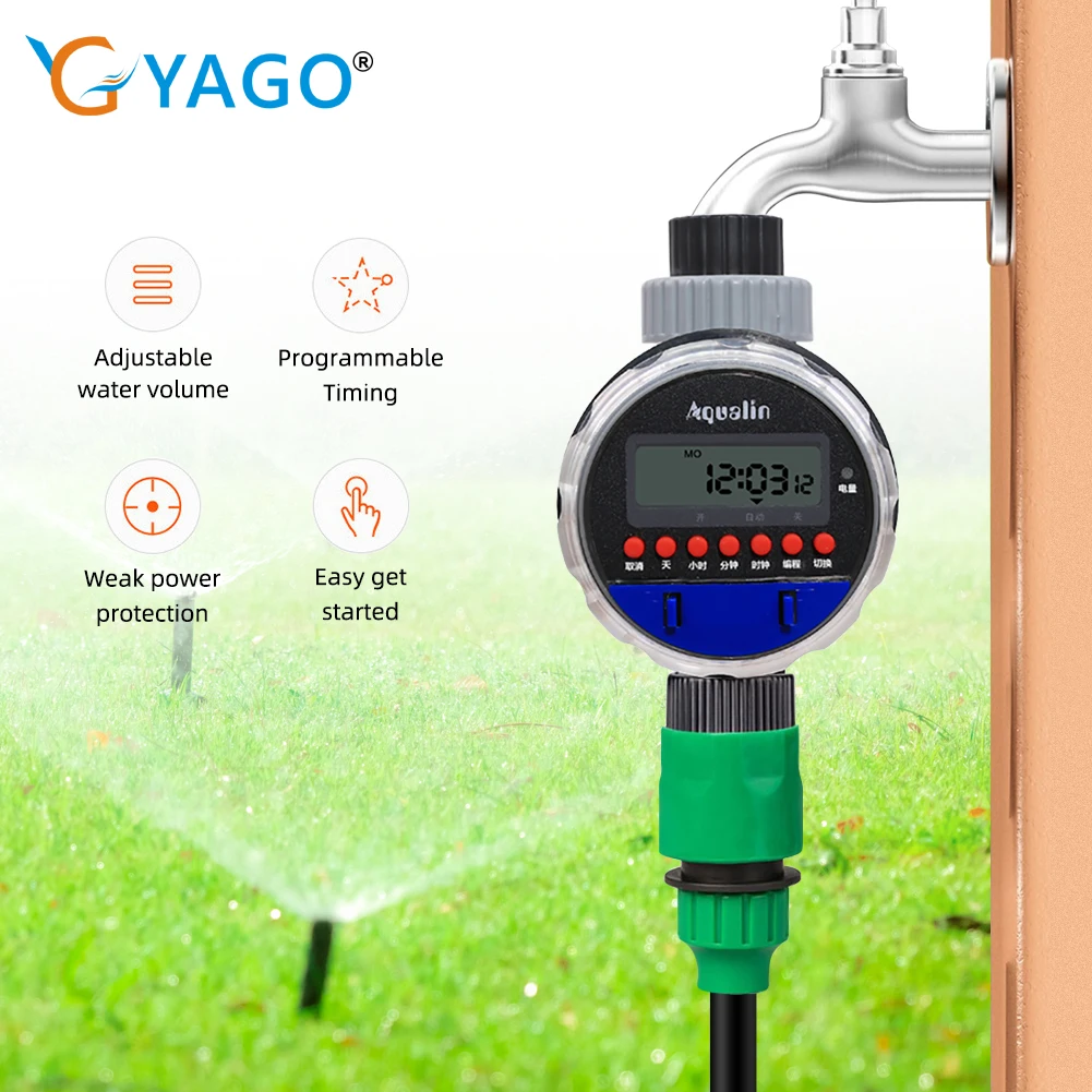 

Бытовой таймер орошения, цифровая автоматическая система орошения, инструмент для полива сада на открытом воздухе, регулируемая программа