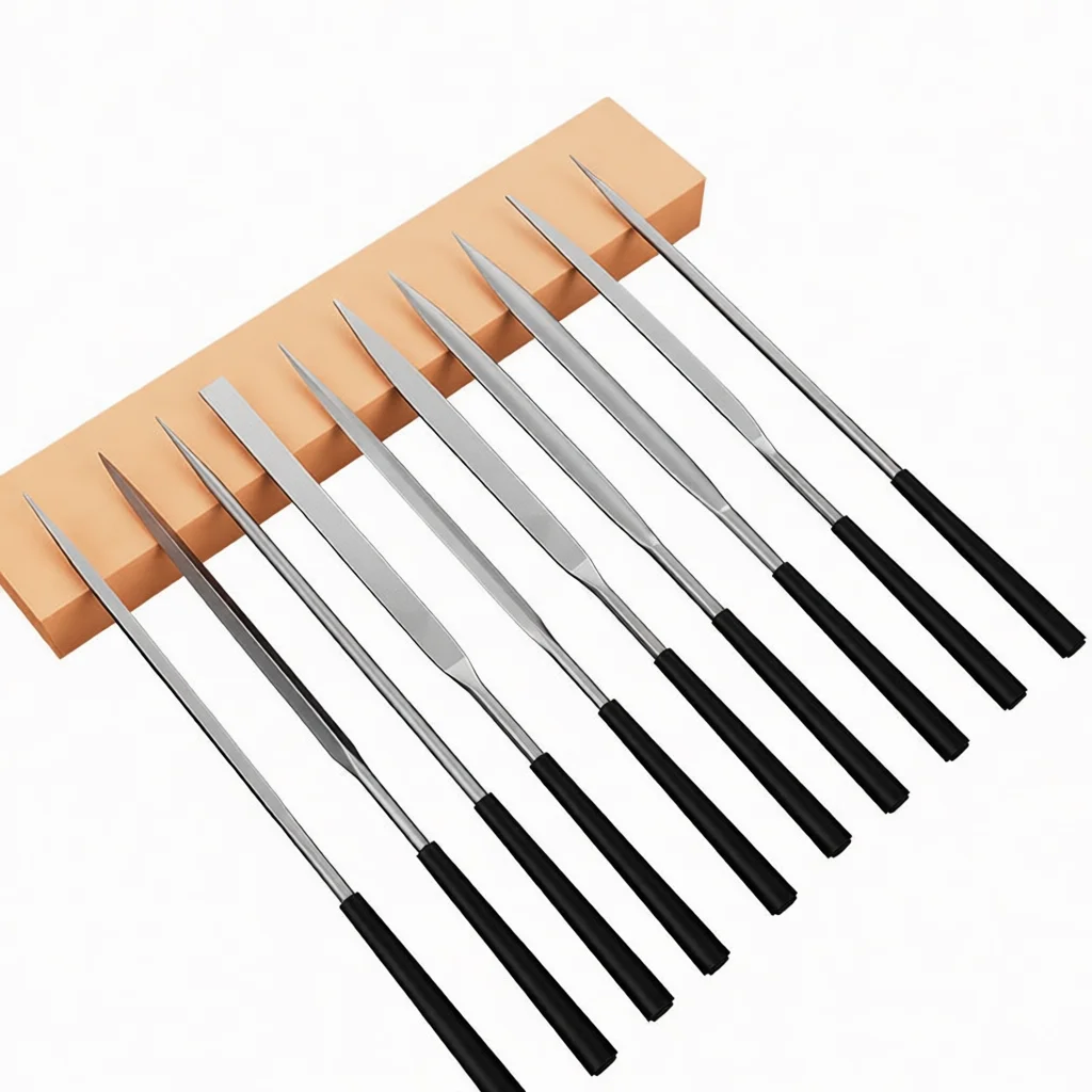 5 Metal Hand File Rasp Kit Precision Tiny Steel Tool Set For Woodworking Jewelry Making Craft Shaping Carving Sharpening