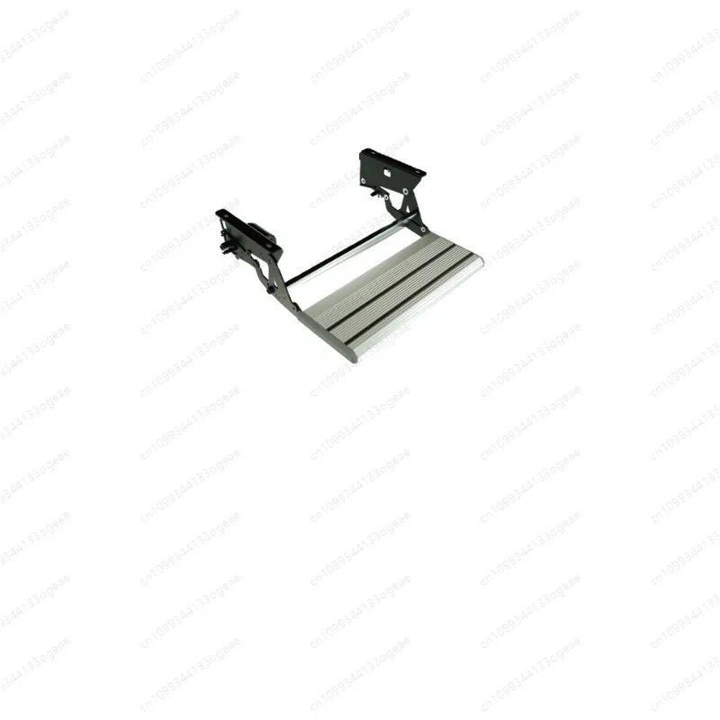 RV motor step automatically slides out of camper ambulance RV step