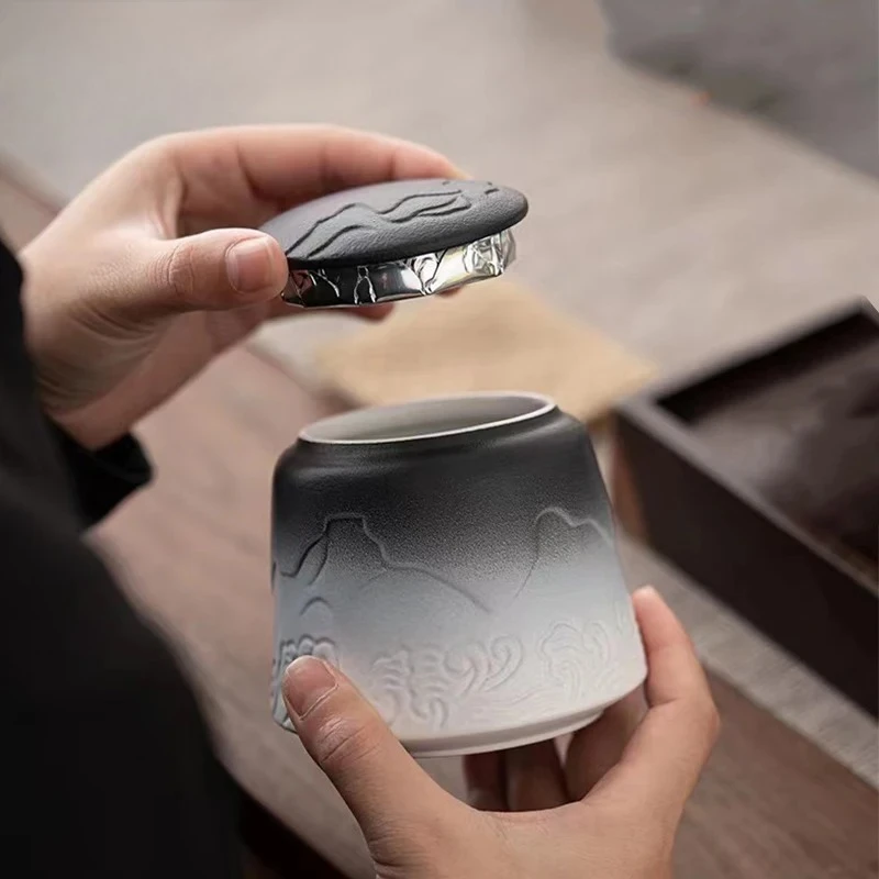 Ceramics Ashes Urn Holder Pet Memorial Funeral Ashes Jar Urn For Human Cremation Keepsake Pal Casket Seal Storage