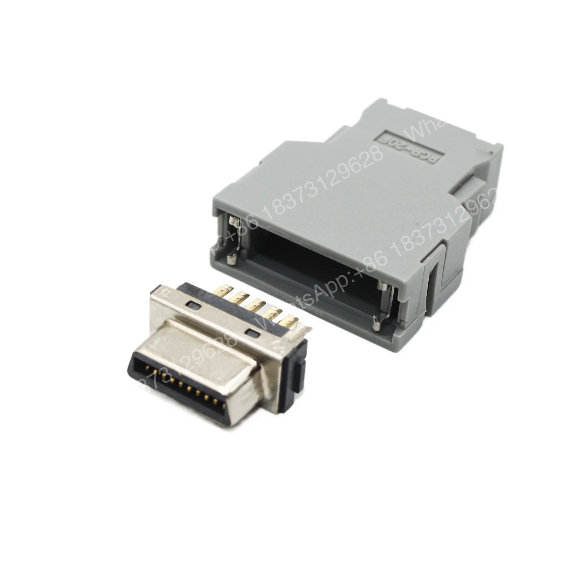 20 Conectores PCR-20F Compatibles con el Enchufe del Codificador Servo Fanuc, Hembra de 20 Núcleos, Conector Bendo HONDA de 20 Pines