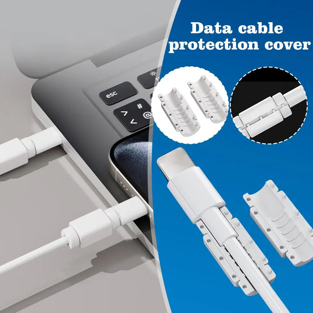 Flexible Design Data Cable Protection Cover Charger Protection Protection Shell Rope Cable Comprehensive Protection D5Q0