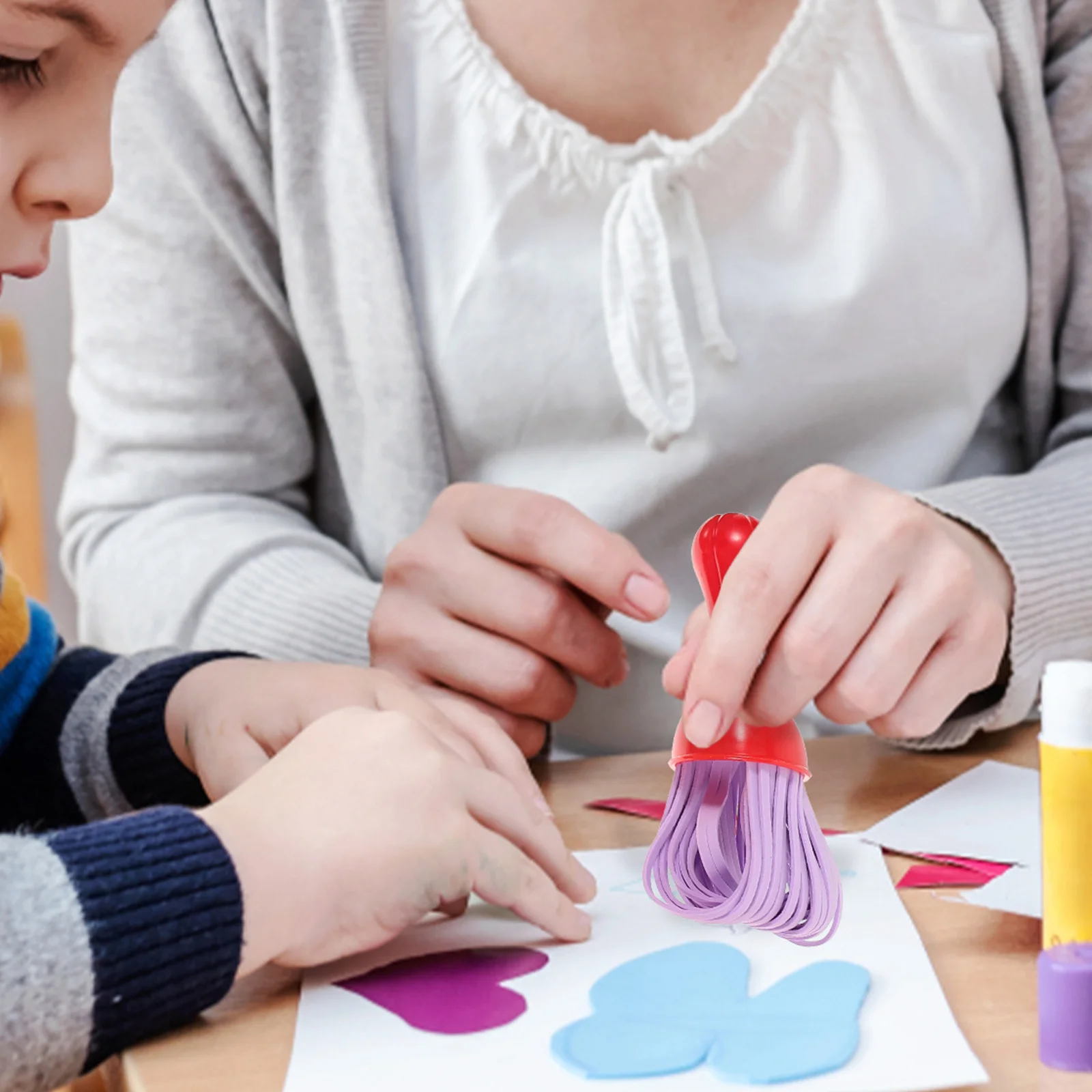 مجموعة أدوات رسم إسفنجية للأطفال مكونة من 4 قطع، لوازم فنية خفيفة الوزن وقابلة للغسل لمشاريع الرسم بنفسك للأطفال #5