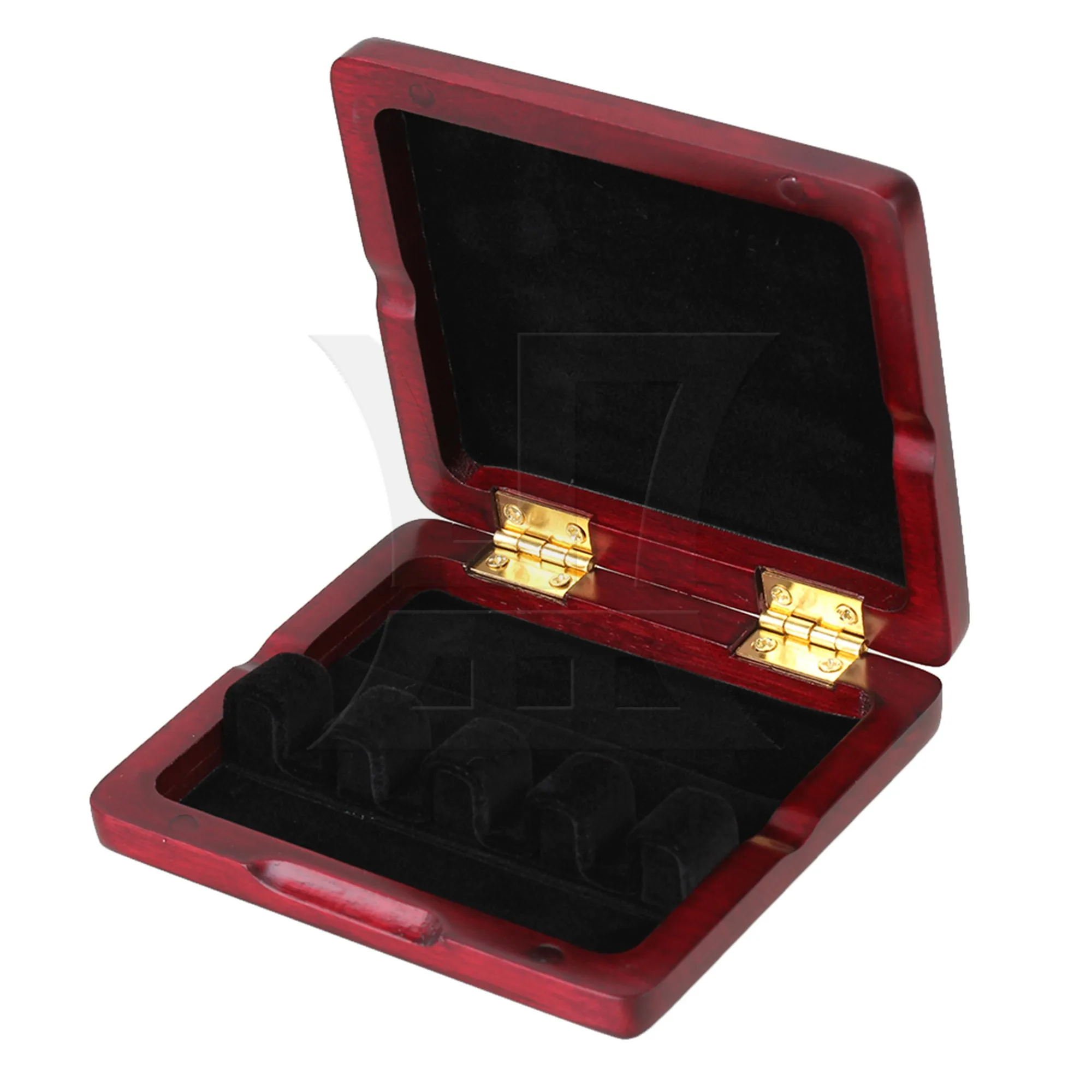 

Yibuy Wooden Bassoon Reeds Box for 4 Reeds Hold with Magnetic Closure Red Wood Color