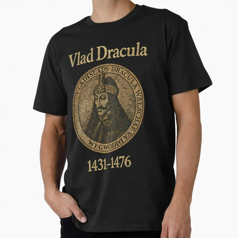 

Футболка с изображением Влада Дьютиса Типеса, вампира-гвоздодеря, страшный подарок на Хэллоуин, ретро-футболка в стиле хоррор, готическая одежда с вампирской графикой, все размеры, топы