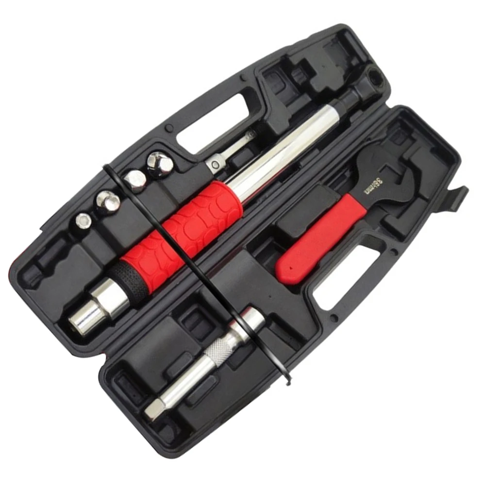 Ratchet Wrench Chrome Vanadium Steel 47mm For Tight Space Mechanical Repair Non Slip Handle 66:1 High For Torque Efficient Tool