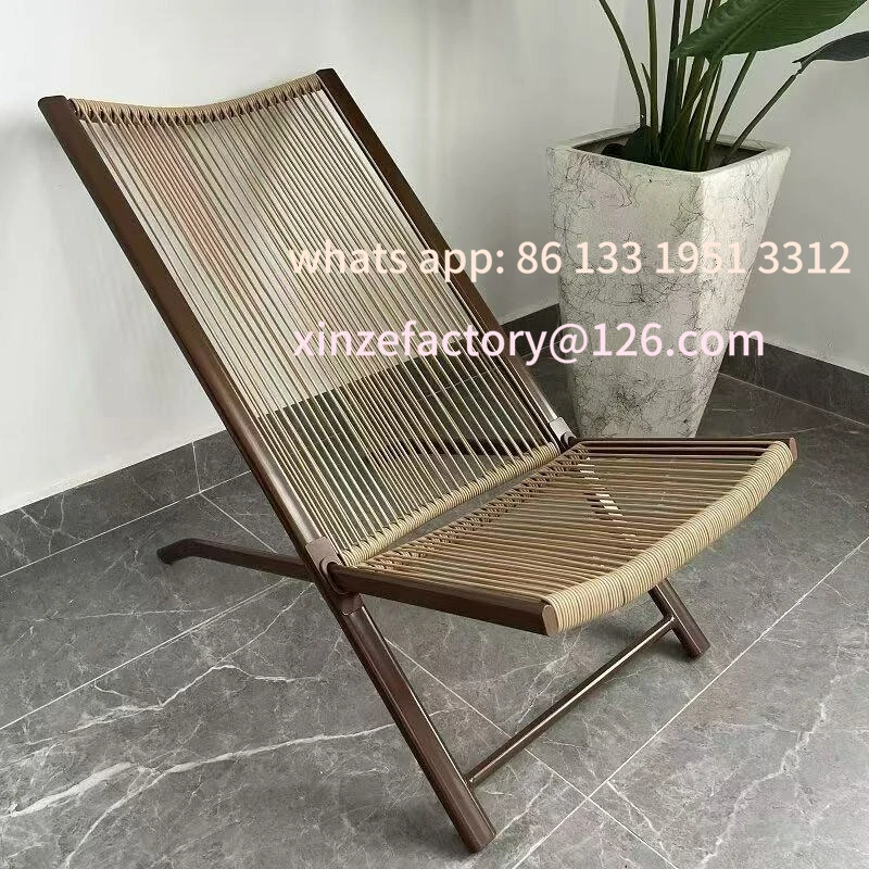 

Customizable folding chair outdoor balcony leisure lazy sofa recliner