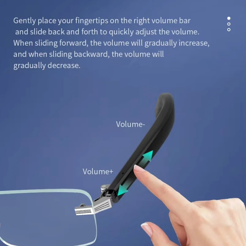 G06 스마트 무선 블루투스 안경 번역기 블루라이트 차단 헤드셋 전화 통화 및 음악 감상용