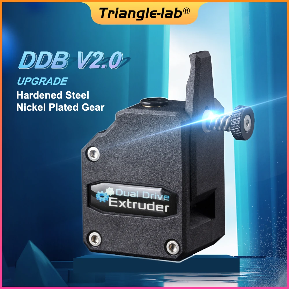 RS Trianglelab DDB Extruder V2.0 Bowden Dual Drive Extruder do drukarek 3D Ender 3 CR10 TEVO BLV Ender5 DDE dragonfly dragon