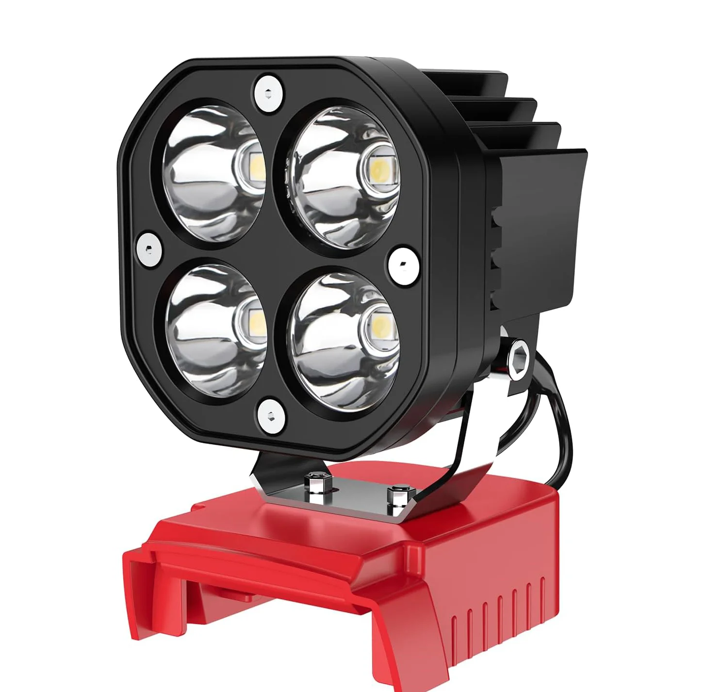 Light Emitting Diode Work Light Compatible Milwaukee 18v Battery 40W 6000LM Flashlight 18v