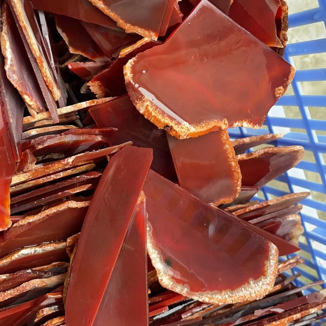 

1kg/Lot Natural Black Red Onyx Raw Material