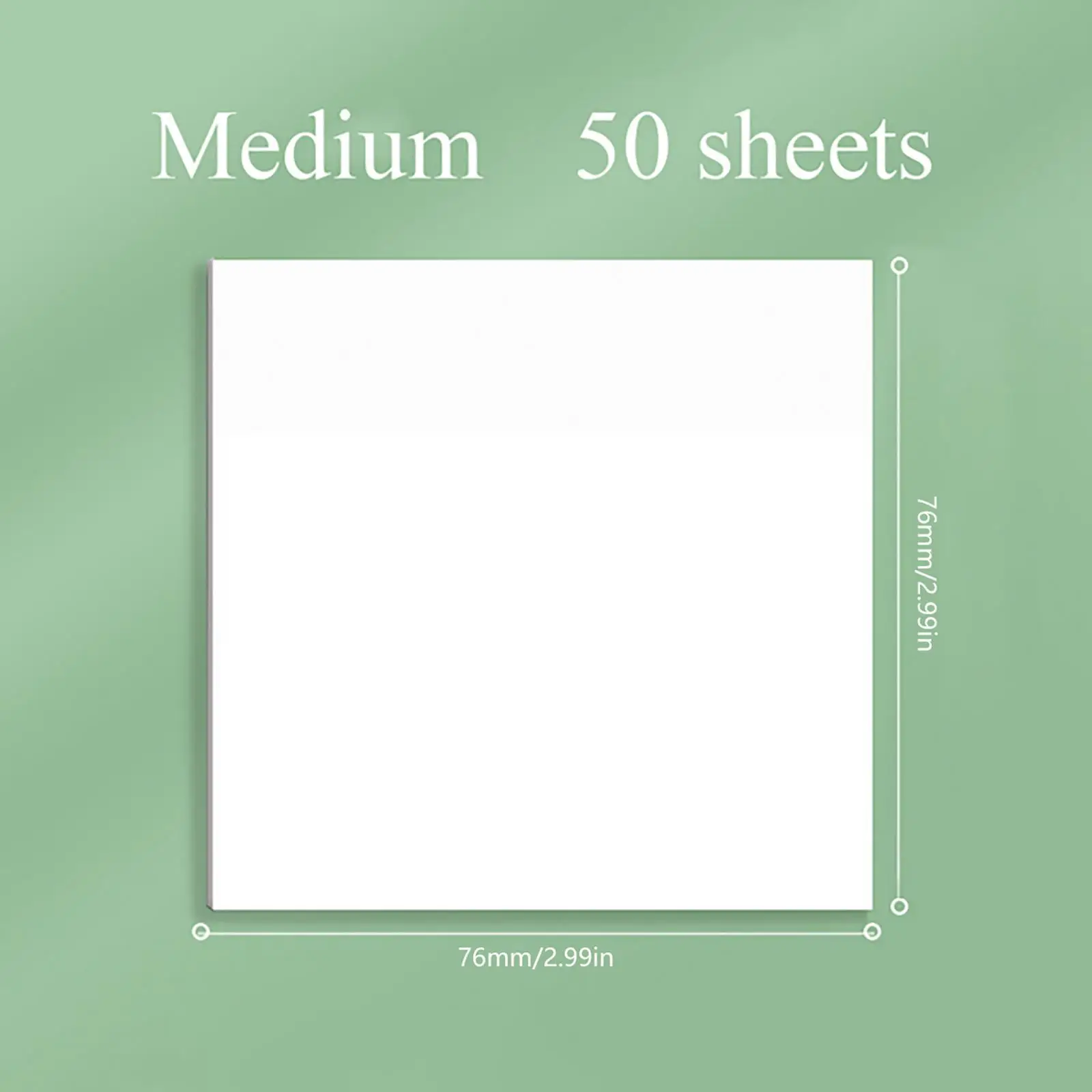 50 Sheets Sticky Notes Writing School Stationery Sticky Note Pads Sticky Notes