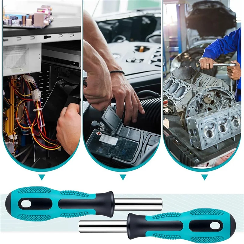 A92p alça de chave de fenda magnética, 4 peças, alça de chave de fenda magnética, suporte de brocas magnéticas, alças de chave de fenda