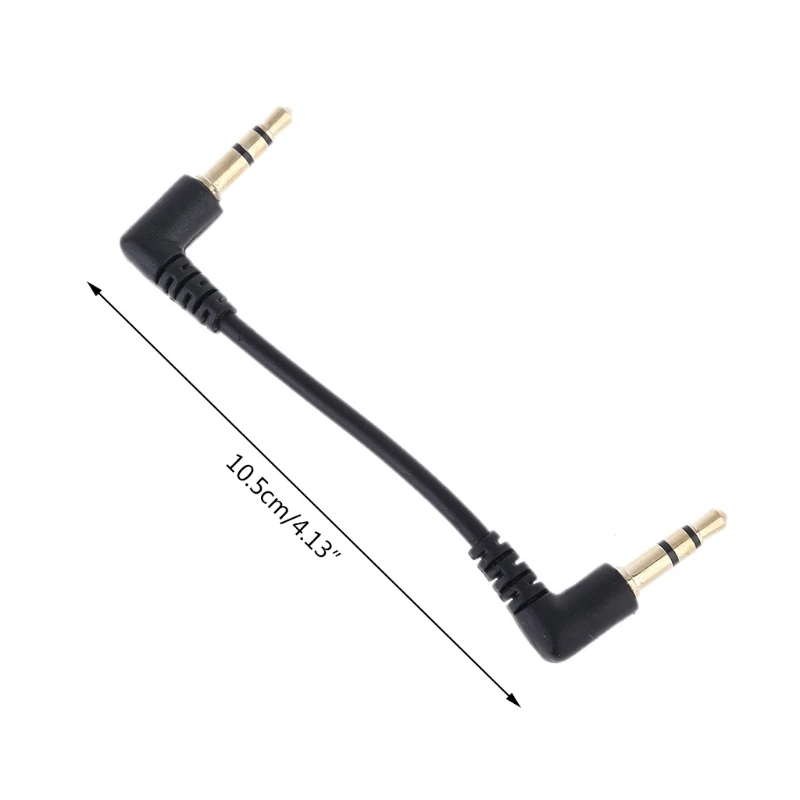 7cm Dual 3.5 mm Cable Cord Right Male/Male Aux Cable