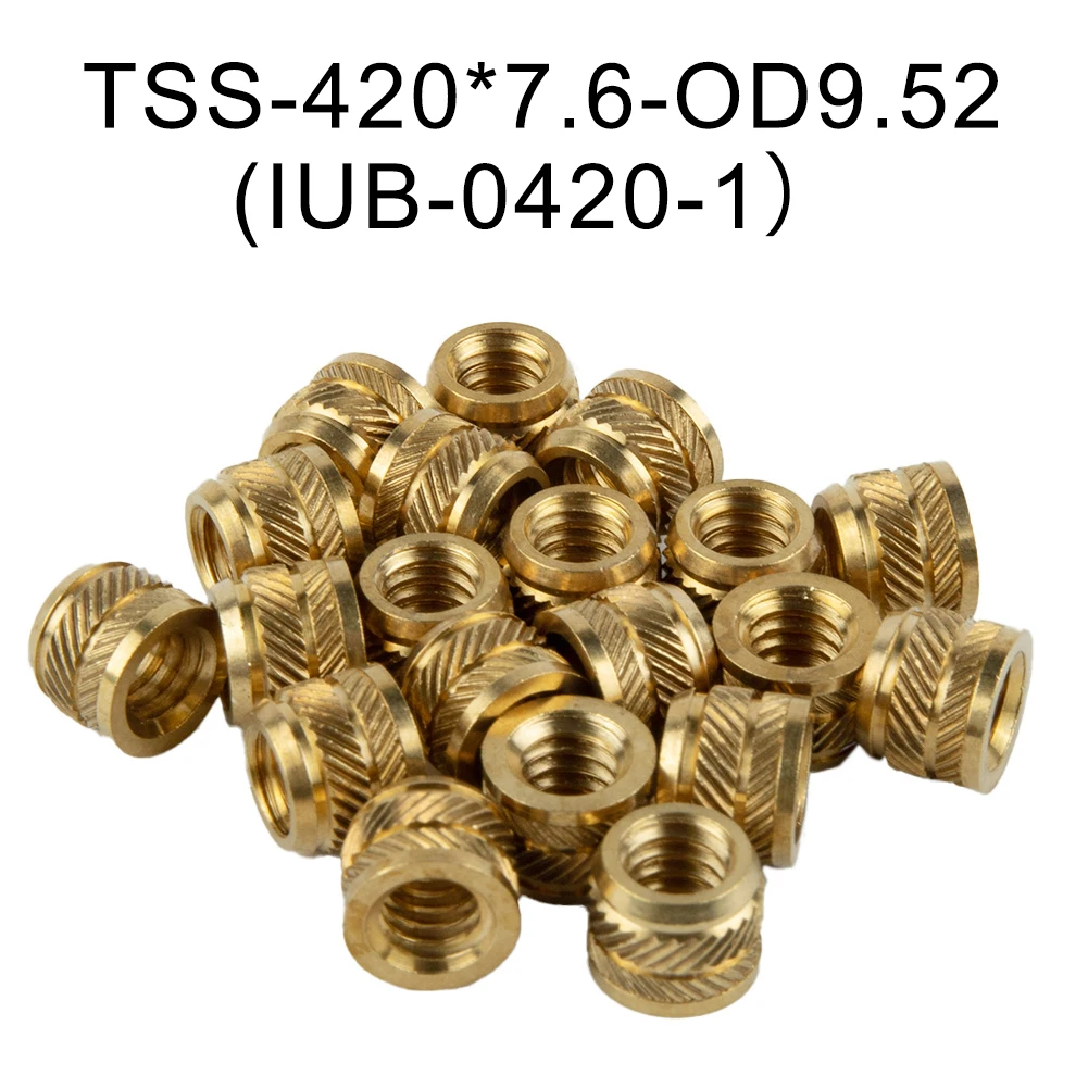 

20pcs Brass Nuts 1/4-20 Thread Heat Set Inserts For Most Camera Tripods For Plastic 3D Printing Brass Metal Home Improvement