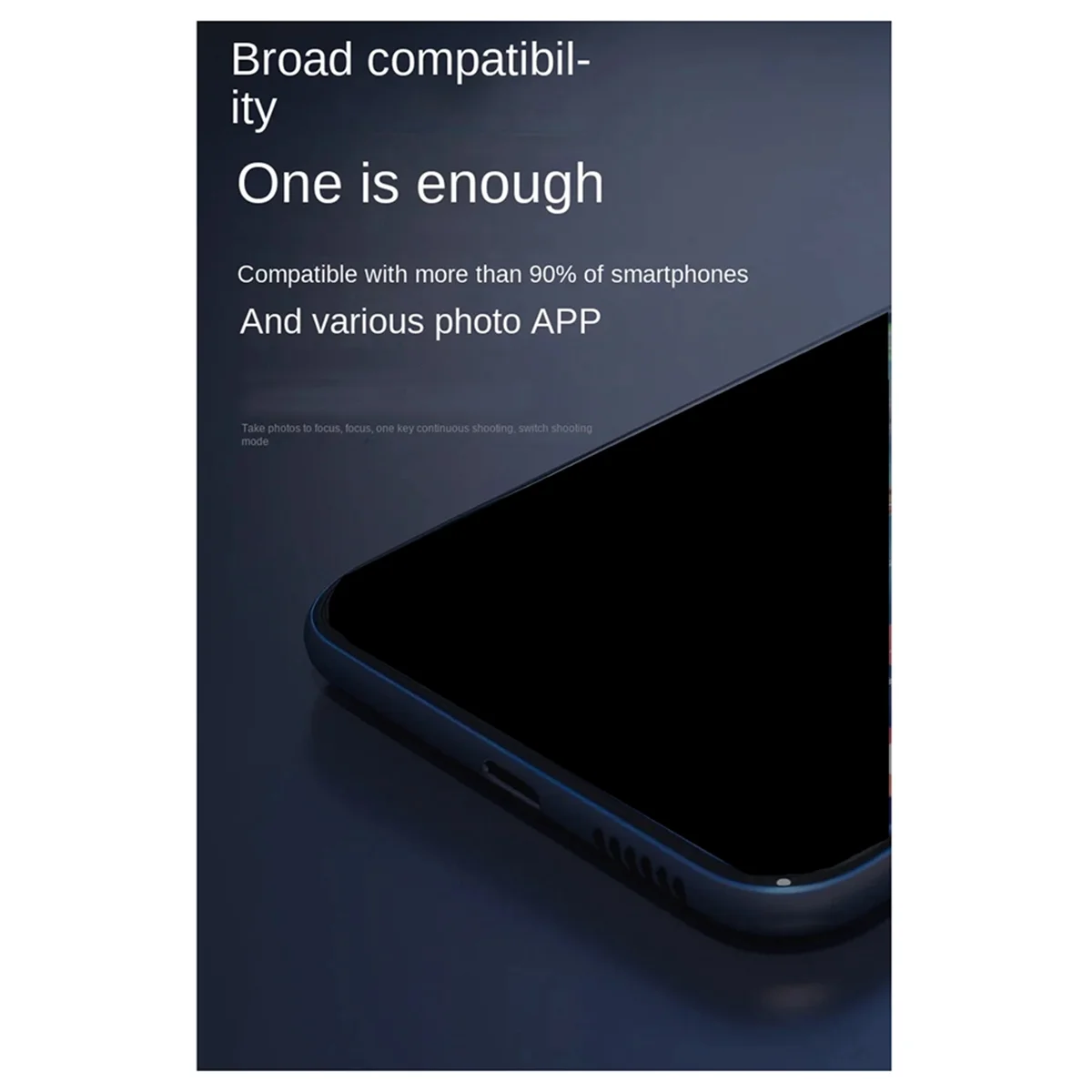 Durable For Tiktok Mobile Self Timer Zoom Function Remote Controller,