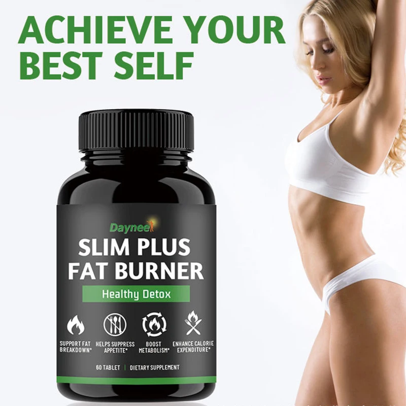 1 bottle of Slim Plus fat burner weight loss capsule inhibits appetite and promotes metabolism slimming pill