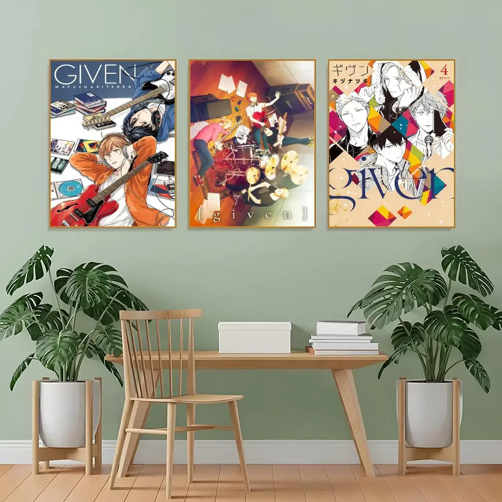 Anime G-Given Poster Poster Artistic Stylish Wall Art For Home Office Bathroom‌ Decor Living