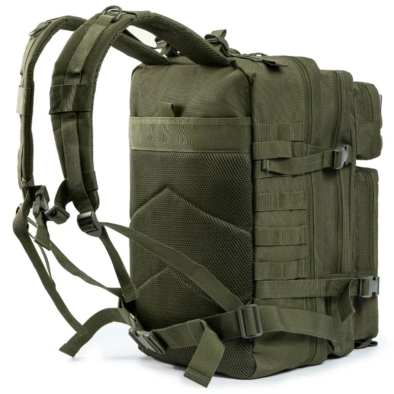 Military Tactical Backpack for Men and Women 45L Army 3 Days Assault Pack Bag Large Rucksack with Molle System-Mint Green