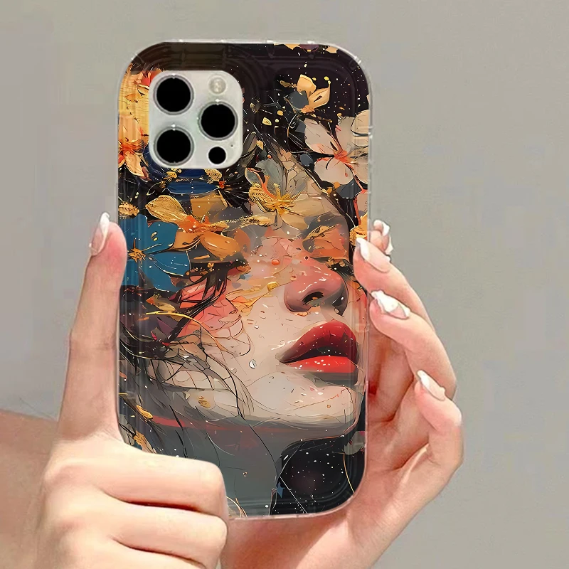 

Flower Girl Phone Cases For Samsung A55 5G A54 A53 A35 A34 A33 A32 A31 A15 A14 A13 A52 A51 A05 A04 A03 Shell Soft TPU Back Cover