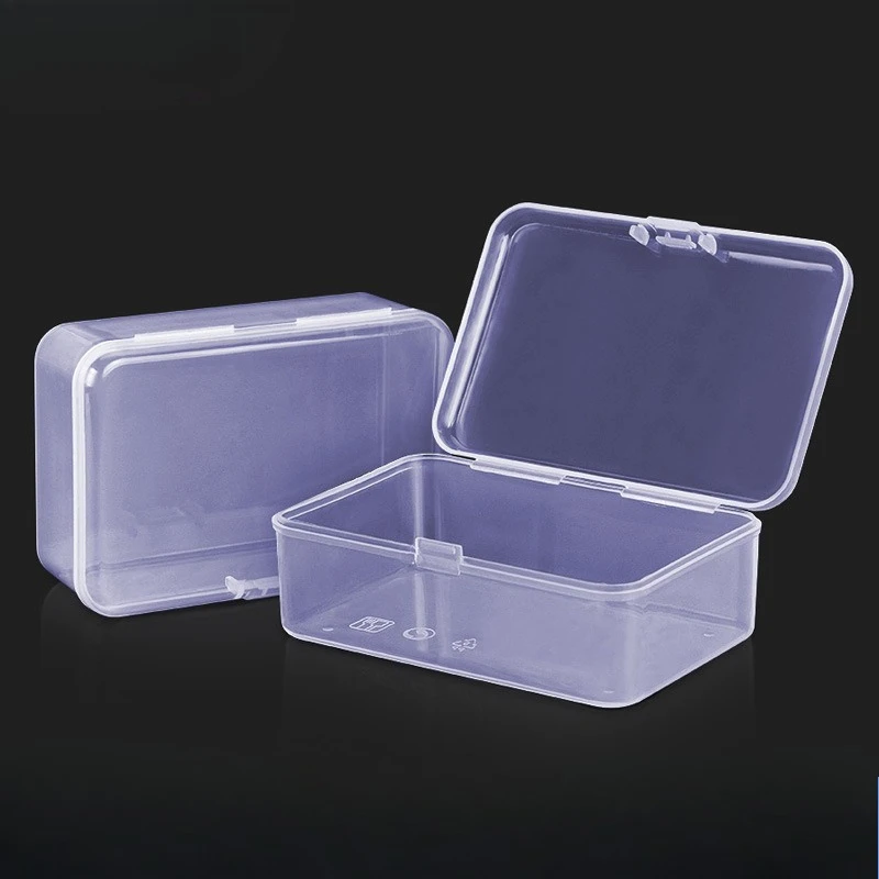 Tattoo Cotton Sheet Storage Box Transparent Microblading Box for Cotton Swab Tattoo Accessory