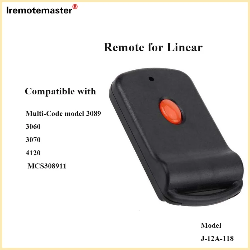 

For Linear Multi Code 3060 10 Dip Switch 300MHZ Model 3089/3060/3070/4120/MCS308911 Garage Door Remote Control