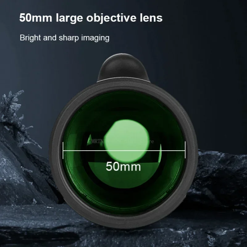Monocular telescopio HD zoom 10-30x50 con trípode y clip para teléfono - imagen 4