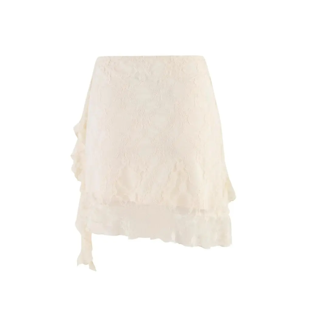 

Spring Summer Women's Sexy Lace Skirt Irregular Hem European American Fashion Independent Station Hot Style by