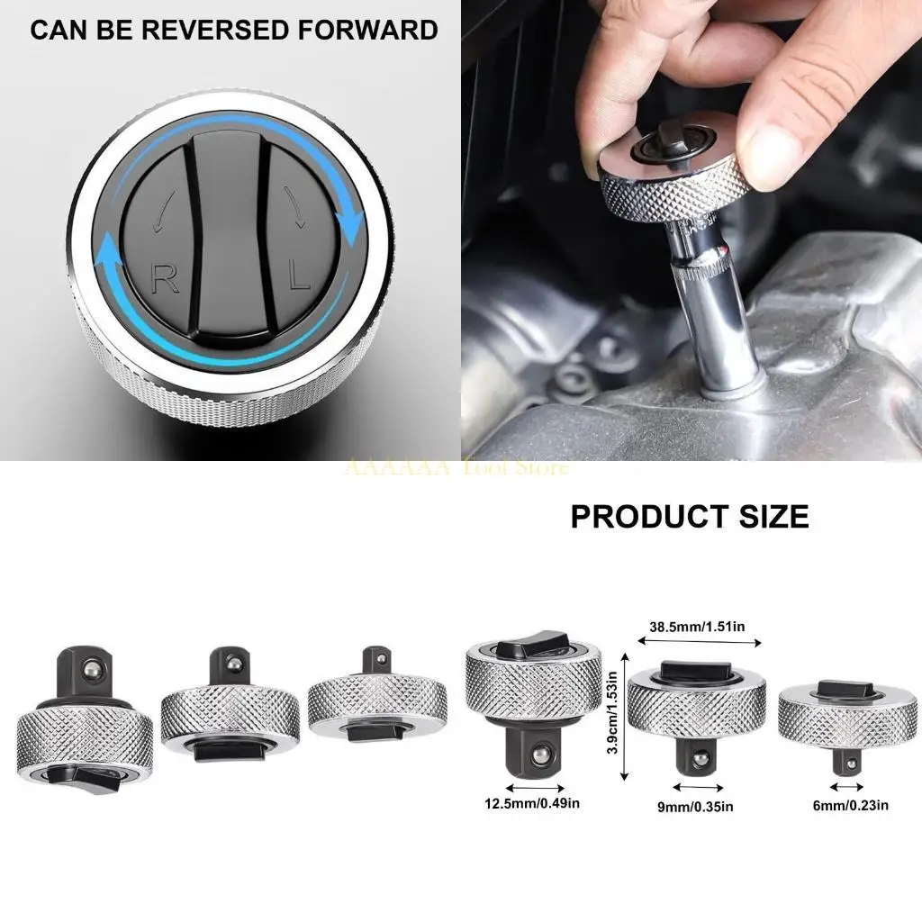 

A2BE 3PCS Ratchet BIT Driver SET SET Ratchet Renge Harench Quick выпускает обратимые гнезда разъема 1/4 3/8 -дюймовый привод