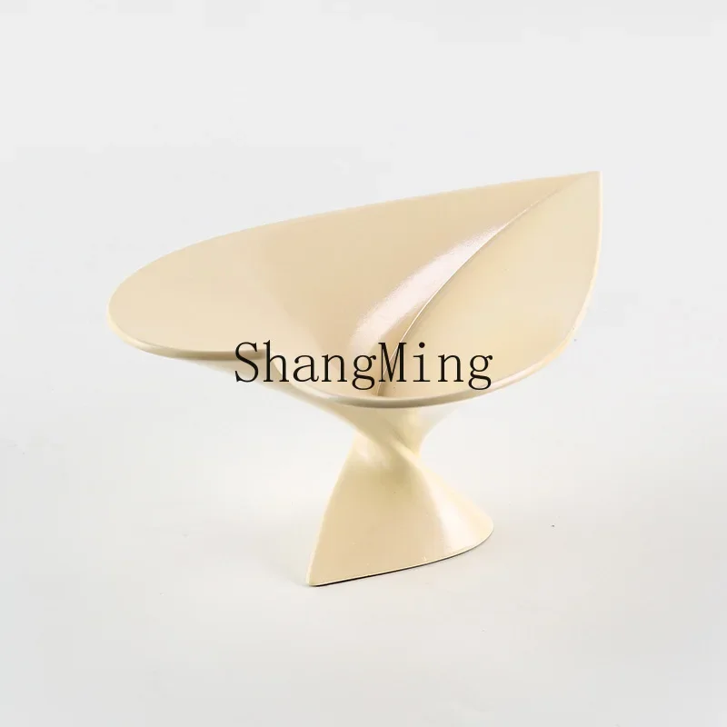 

CL Modern Art Creative Tall Fruit Plate Ornament Model Room Hotel Desktop Fruit Snack Dim Sauce