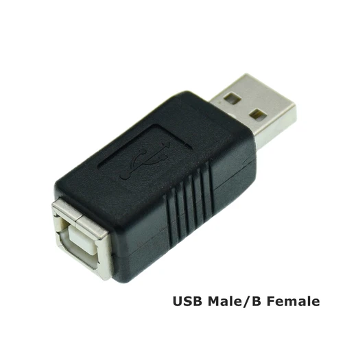 Imagen 2 del producto 1 Uds USB 2,0 de alta velocidad tipo A hembra a tipo USB-B macho adaptador de escáner de impresora USB conector convertidor acoplador de sincronización de datos