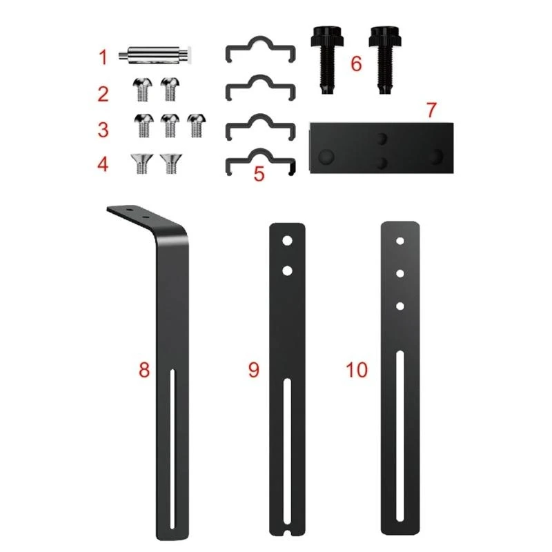Durable Aluminum Aquariums Light Fixtures Bracket for Home and Office Use Adjustable Fish Tanks Hanging Light Support Rack 87HA