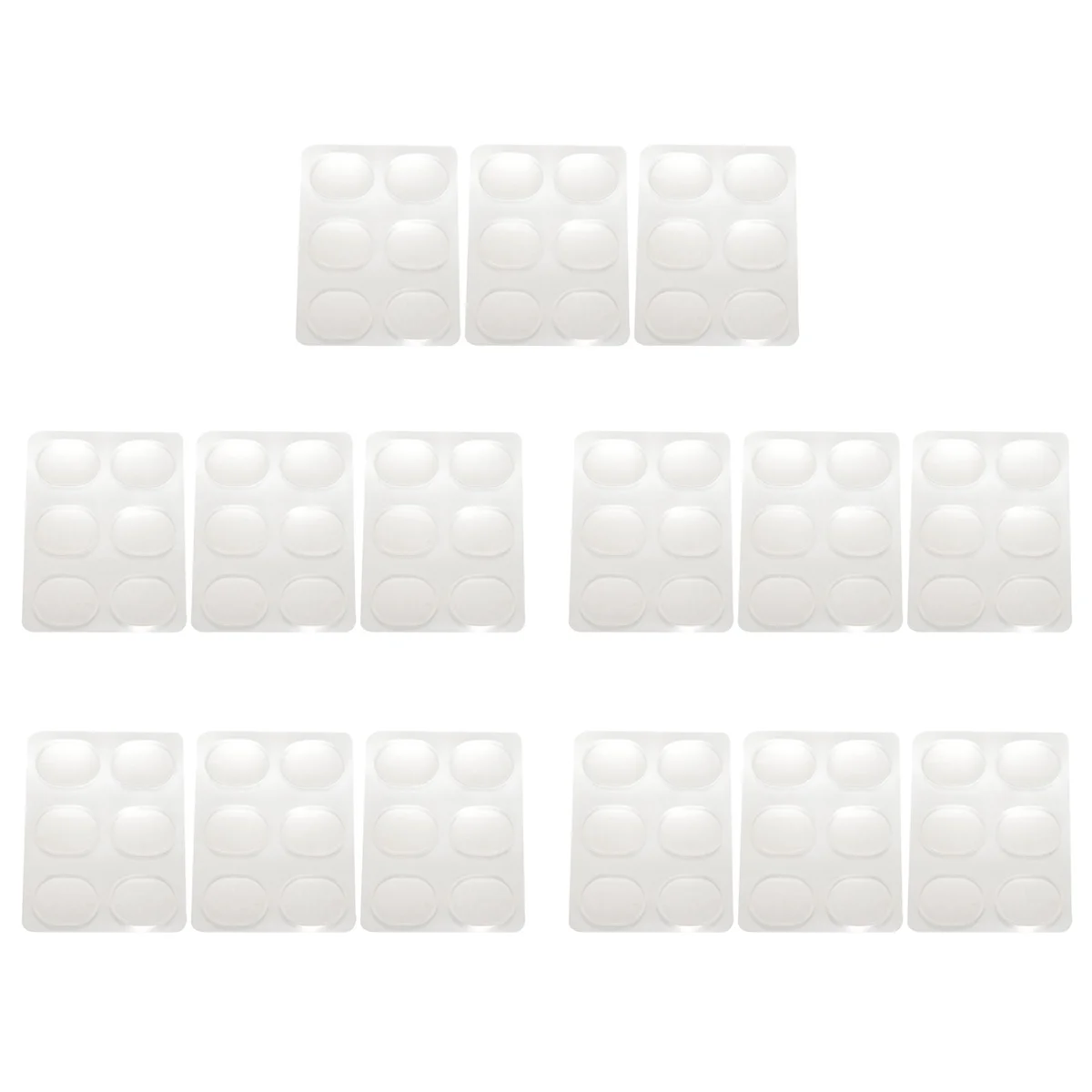 

A72Z 90 Pieces Drum Damper Gel Pads Silicone Drums for Drums Tone Control-Clear