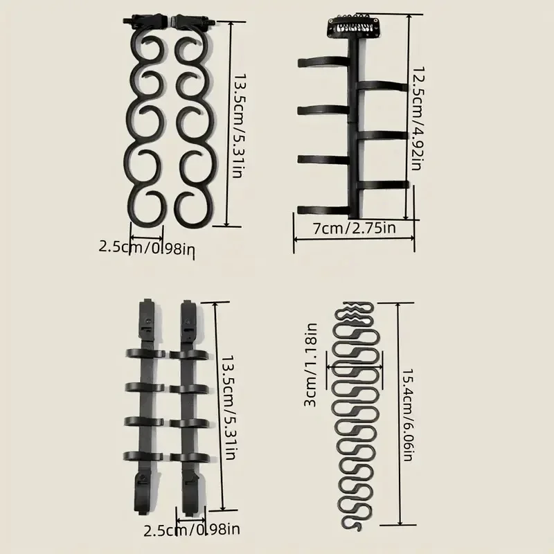 Juego de Herramientas para trenzar el cabello, Set de 6 piezas para crear trenzas de ciempiés, cascada y espina de pescado sin esfuerzo, estilo DIY