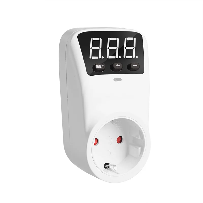 New Arrival Automatic Voltage Protector Socket AC 220V Power EU Plug Socket Voltage Safe Refrigerator Protect Outlet