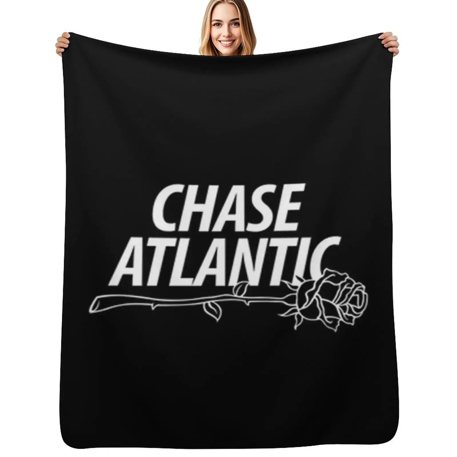 

CHASE ATLANTIC ROSE LOGO Throw Blanket Blankets Sofas Of Decoration Blankets For Sofas Plush Blanket
