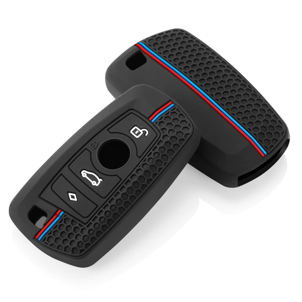 Silicone Car Key Case Cover Shell Fob for BMW F30 F31 F32 F34 F20 F21 F07 F10 1 3 5 7 Series  M3 M4 X1 X3 G01 X4 G02 X5 F15 F16