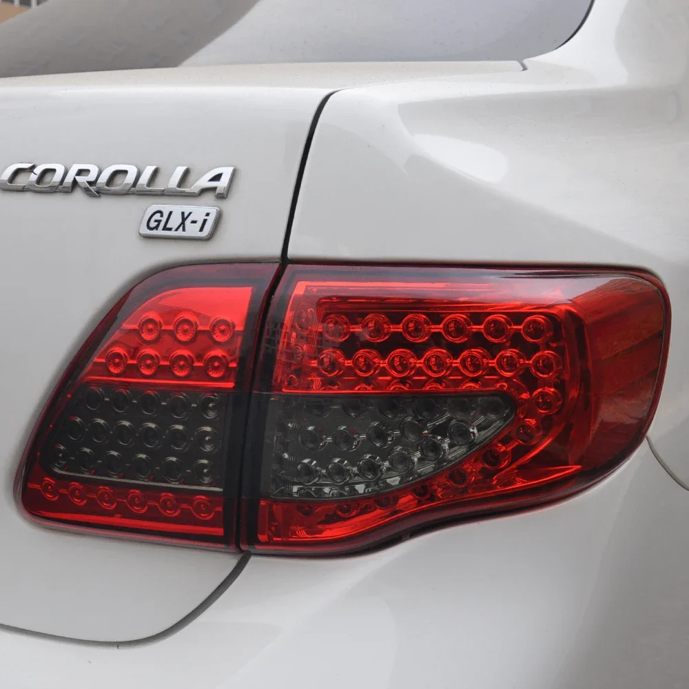 LED-achterlicht Voor Toyota Corolla 2007-2013 – Linkse Buitenunit, Zonder Lamp, Dynamisch Knipperlicht