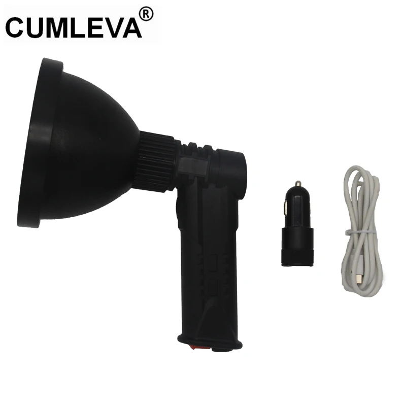 25w conduziu a luz de segurança emergência 125mm 2500lm durável portátil spotlight para caça acampamento à procura passeios de barco caminhadas