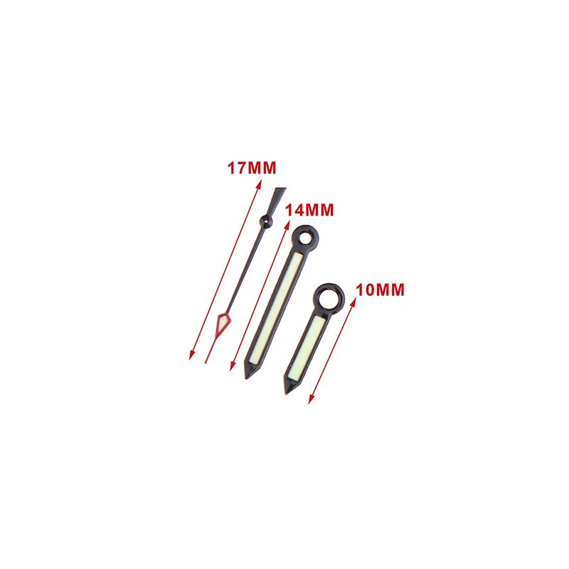 Aiguilles Poquinze Shoous polies et brillantes, adaptées au mouvement NH34 et NH35, haute qualité, 1 jeu