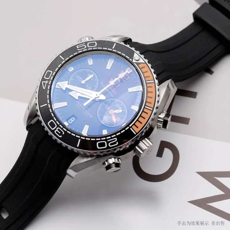 High quality curved silicone strap accessory For Omega Hippocampus 300 Ocean Universe Super AT150 strap 20mm