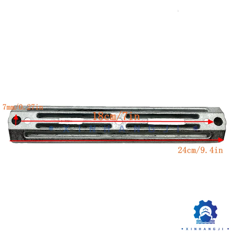 Aluminum Anode For Yamaha Outboard 2-stroke 40/50/55/60/70/80/85/90 HP 6H1-45251-01-00 6H1-45251-01